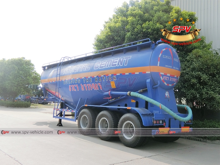 Bulk Cement Tank Semi-trailer - LB